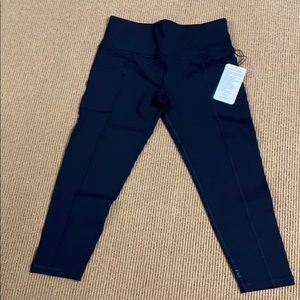 Nancy rose shuffle 7/8 high waist black w/ pocket